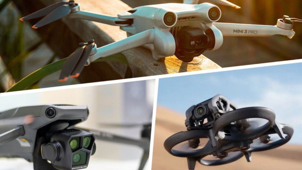 Tabla comparativa de los mejores drones DJI para principiantes en 2025