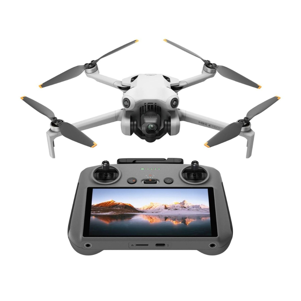 El dron DJI Mini 4 pro es ideal para principiantes por su ligereza y cámara 4 pro