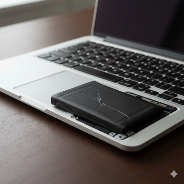 MacBook con batería hinchada: actúa a tiempo y con seguridad